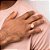 ANEL MASCULINO FOLHEADO A OURO ESTRELA ROSA DOS VENTOS ROMMANEL 513345 - Imagem 4