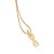 PINGENTE FOLHEADO A OURO CROMOSSOMO. MED 2CM ROMMANEL 542708 - Imagem 4