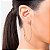 ARGOLA FOLHEADO A OURO ARO TORCIDO. MED 6CM ROMMANEL 527156 - Imagem 4