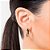 ARGOLA FOLHEADO A OURO ARO ONDULADO. MED 2,3CM ROMMANEL 527155 - Imagem 4