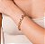 PULSEIRA FOLHEADO A OURO ELO CADEADO DUPLO. MED 19CM ROMMANEL 552080 - Imagem 3