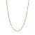 CORRENTE FOLHEADO A OURO FIO RABO DE RATO. MED 70CM ROMMANEL 532451 - Imagem 1