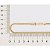 CORRENTE FOLHEADO A OURO FIO RABO DE RATO. MED 70CM ROMMANEL 532451 - Imagem 3