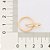 PINGENTE MASCULINO FOLHEADO A OURO CIRCULO DUPLO. MED 2,3CM ROMMANEL 542712 - Imagem 3
