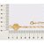 PULSEIRA MASCULINA FOLHEADO A OURO SÃO BENTO. MED 20CM ROMMANEL 552087 - Imagem 2
