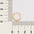 ARGOLA FOLHEADO A OURO. MED 1,3CM ROMMANEL 527164 - Imagem 3