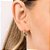 ARGOLA FOLHEADO A OURO. MED 1,3CM ROMMANEL 527164 - Imagem 4