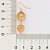 BRINCO GANCHO FOLHEADO A OURO BOLAS VAZADAS. MED 4,4CM ROMMANEL 527166 - Imagem 3