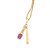 PINGENTE FOLHEADO A OURO MANICURE. MED 3,9CM ROMMANEL 542720 - Imagem 2