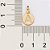 PINGENTE FOLHEADO A OURO LETRA COM ZIRCÔNIAS. MED 1,3CM ROMMANEL 542722 - Imagem 8