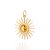 PINGENTE SOL FOLHEADO A OURO COM CRISTAL AMARELO. MED 3,2CM ROMMANEL 542724 - Imagem 1