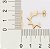 ARGOLA FOLHEADO A OURO FORMATO SOL. MED 2,1CM ROMMANEL 527173 - Imagem 3