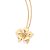 GARGANTILHA FOLHEADO A OURO COM ZIRCÔNIAS E APLIQUE DE RHODIUM AMARELO. MED 50CM ROMMANEL 532474 - Imagem 1