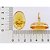 MAX ANEL OVAL FOLHEADO A OURO COM CRISTAL AMARELO ROMMANEL 513376 - Imagem 3