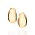 MAXI BRINCO GOTA FOLHEADO A OURO. MED 3,7CM ROMMANEL 527182 - Imagem 2