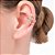 PIERCING DE PRESSÃO FOLHEADO A OURO BORBOLETA COM ZIRCÔNIAS. MED 1,8CM ROMMANEL 527186 - Imagem 3