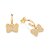 ARGOLA FOLHEADO A OURO LAÇO DA MINNIE COM ZIRCÔNIAS. MED 1,9CM ROMMANEL 527225 - Imagem 1