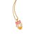 PINGENTE FOLHEADO A OURO ROSTO DA MARGARIDA. MED 2CM ROMMANEL 542751 - Imagem 2