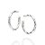 ARGOLA ARO TORCIDO PRATA 925. MED 3,7CM ROMMANEL 820141 - Imagem 2