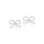 BRINCO LAÇO PRATA 925 COM ZIRCÔNIAS. MED 1CM ROMMANEL 820119 - Imagem 2
