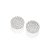 BRINCO BOTÃO REDONDO PRATA 925 COM ZIRCÔNIAS. MED 1,3CM ROMMANEL 820125 - Imagem 2