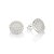 BRINCO BOTÃO REDONDO PRATA 925 COM ZIRCÔNIAS. MED 1,3CM ROMMANEL 820125 - Imagem 1
