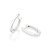 ARGOLA LISA OVAL PRATA 925. MED 2CM ROMMANEL 820131 - Imagem 1