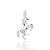 PINGENTE PRATA 925 CAVALO. MED 2,5CM ROMMANEL 840044 - Imagem 1