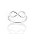ANEL SKINNY INFINITO PRATA 925 - ROMMANEL 810222 - Imagem 1