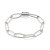 PULSEIRA PRATA 925 ELO OVAL LONGO 18CM ROMMANEL 850041 - Imagem 1