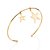 BRACELETE FOLHEADO A OURO ESTRELAS. MED 6,5CM ROMMANEL 552109 - Imagem 1