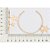 BRACELETE FOLHEADO A OURO ESTRELAS. MED 6,5CM ROMMANEL 552109 - Imagem 2