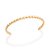BRACELETE FOLHEADO A OURO MEIAS ESFERAS. MED 6,8CM ROMMANEL 552097 - Imagem 1