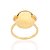 ANEL BOTÃO FOLHEADO A OURO MEIA ESFERA ROMMANEL 513401 - Imagem 1