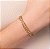 PULSEIRA FOLHEADO A OURO FIOS ENTRELAÇADOS. MED 20CM ROMMANEL 552129 - Imagem 3