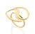 ANEL GOTAS FOLHEADO A OURO ROMMANEL 513408 - Imagem 1