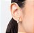 BRINCO FOLHEADO A OURO COM ZIRCÔNIAS. MED 1,6CM ROMMANEL 527213 - Imagem 4