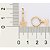 ARGOLA INFANTIL ABC FOLHEADO A OURO. MED 1,9CM ROMMANEL 527194 - Imagem 3