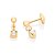 BRINCO INFANTIL FOLHEADO A OURO COM PÉROLAS. MED 1,0CM ROMAMNEL 527195 - Imagem 1