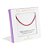 PULSEIRA FOLHEADO A OURO TE DEDICO COM FIO ACETINADO VERMELHO. MED 20CM ROMMANEL 552119 - Imagem 5