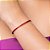 PULSEIRA FOLHEADO A OURO TE DEDICO COM FIO ACETINADO VERMELHO. MED 20CM ROMMANEL 552119 - Imagem 3