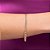 PULSEIRA FOLHEADO A OURO ELO GROUMET. MED 19/20/21/22CM ROMMANEL 552128 - Imagem 3