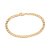 PULSEIRA FOLHEADO A OURO ELO GROUMET. MED 19/20/21/22CM ROMMANEL 552128 - Imagem 1