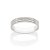 ALIANÇA DE COMPROMISSO PRATA 925 DIAMANTADA 4MM ROMMANEL 810232 - Imagem 1