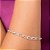 PULSEIRA PRATA 925 ELO GROUMET 22CM ROMMANEL 850065 - Imagem 2