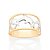 ANEL FOLHEADO A OURO FORMADO POR GOLFINHOS ROMMANEL 510863 - Imagem 1