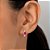 ARGOLA PRATA 925 COM ZIRCÔNIAS. MED 1,3CM ROMMANEL 820144 - Imagem 4