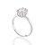 ANEL SKINNY PRATA 925 COM ZIRCÔNIAS ROMMANEL 810243 - Imagem 2
