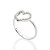 ANEL SKINNY PRATA 925 COM ZIRCÔNIAS ROMMANEL 810239 - Imagem 2