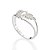 ANEL SKINNY PRATA 925 ESPÍRITO SANTO COM ZIRCÔNIAS ROMMANEL 810233 - Imagem 2